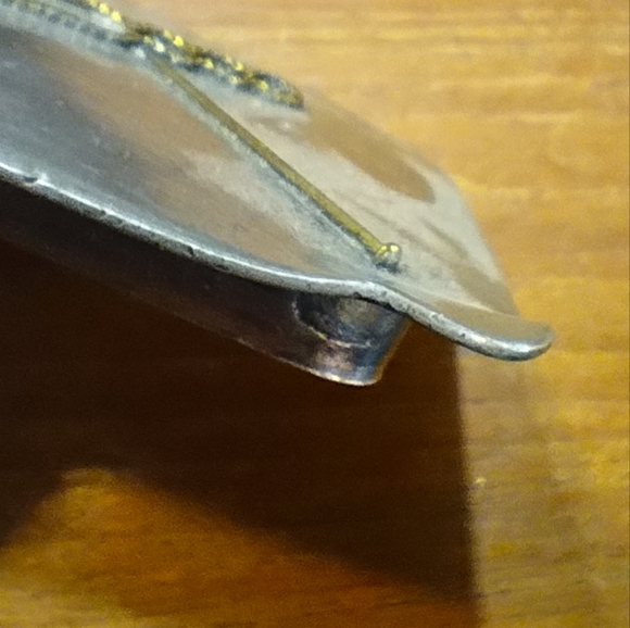 Vintage Simpson, Hall & Miller Co. Quadruple Silver Plated Pin Box, Trin… - Picture 9 of 10